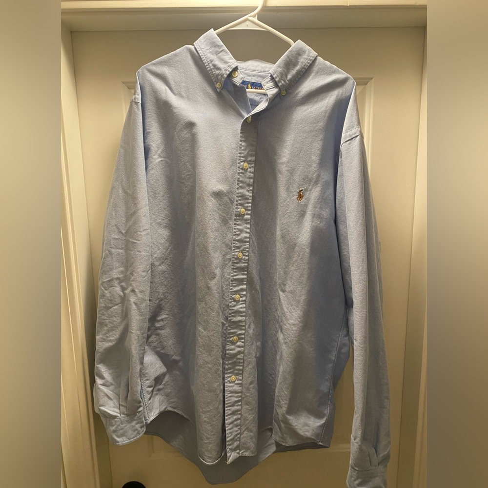Ralph Lauren Oxford Button Up | Color: Blue | Size XLT